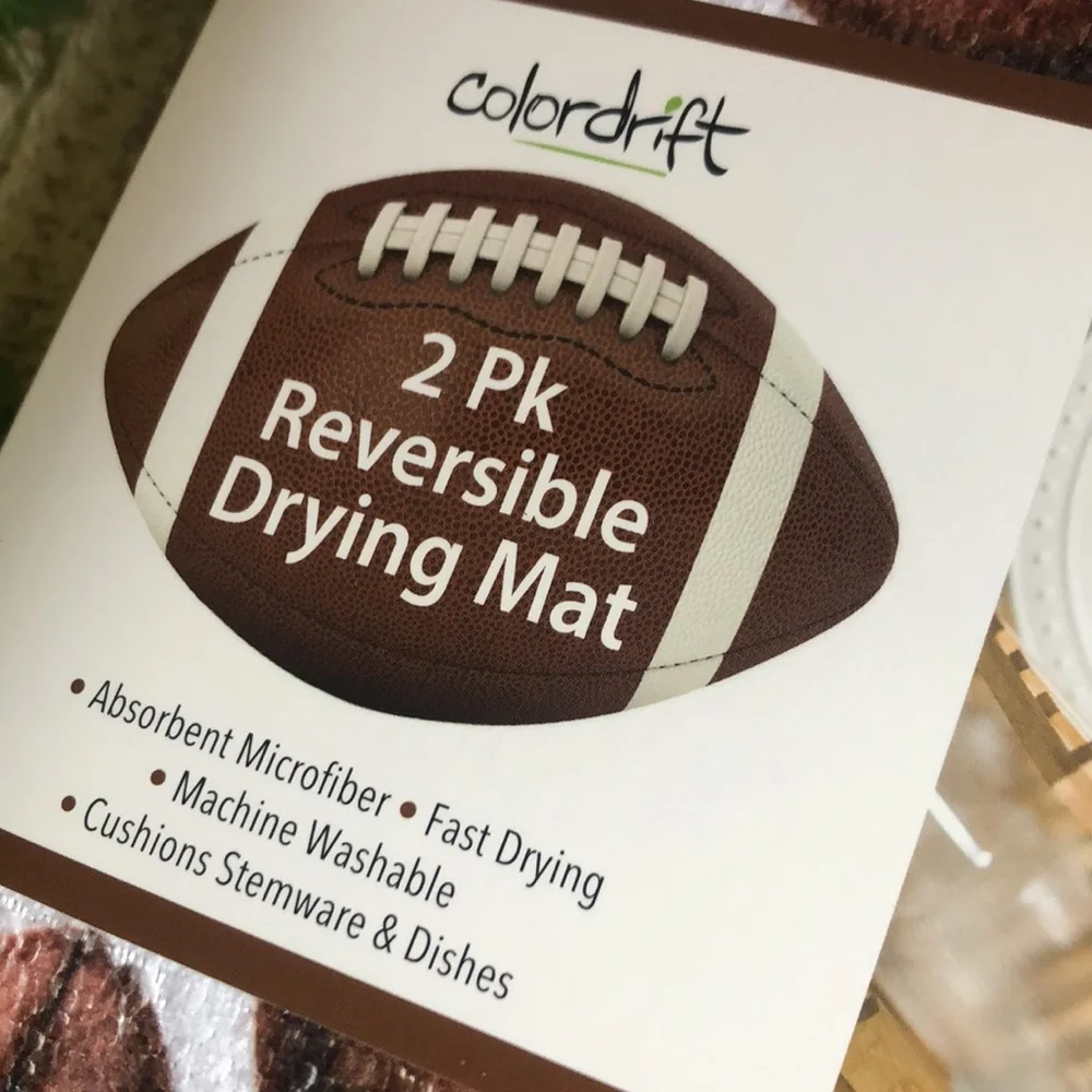 Colordrift FOOTBALL Kitchen Drying Mats